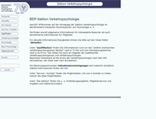 Tablet Screenshot of bdp-verkehr.de